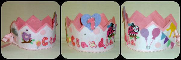 Corona cumpleaños mariquita - Ladybird felt birthday crown