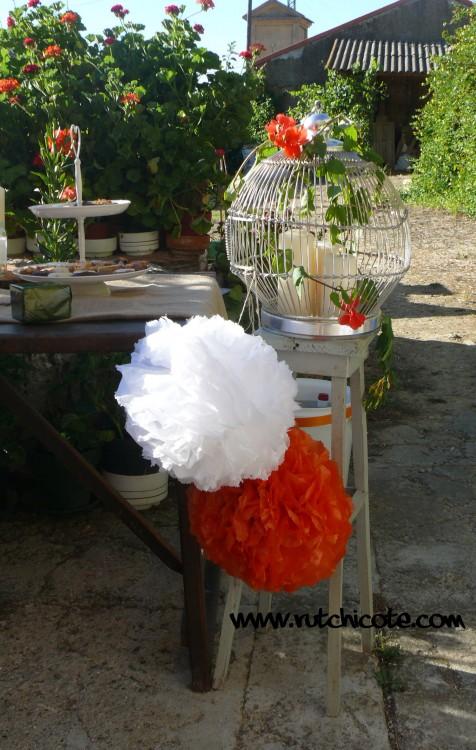 Detalles mesa bienvenida