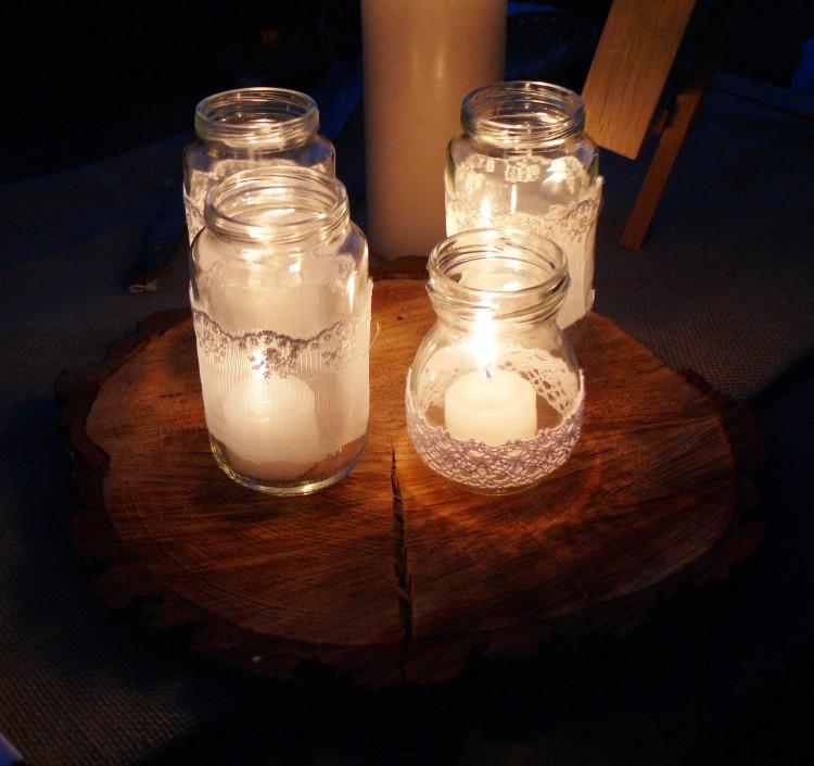 Velas para una merienda de verano