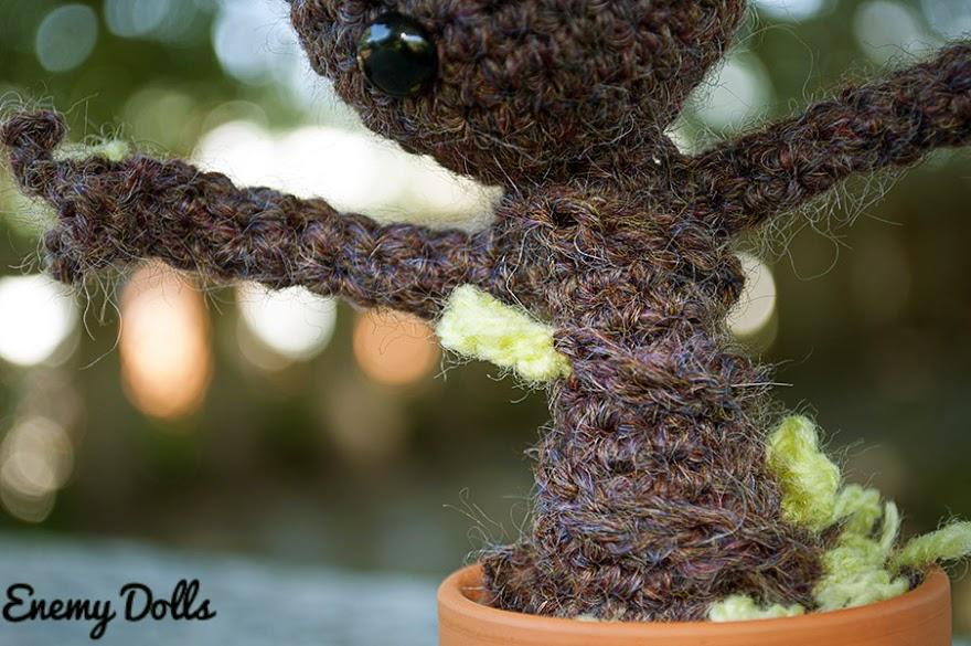 Groot amigurumi guardianes de la galaxia guardians of the galaxi