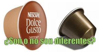 Las cápsulas Nespresso no son compatibles con Dolce Gusto