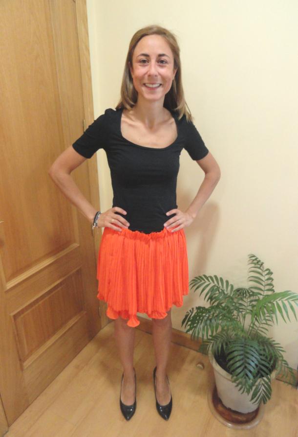 Falda plisada con volantes DIY lapiperiadenewyorkdiy.wordpress.com 17