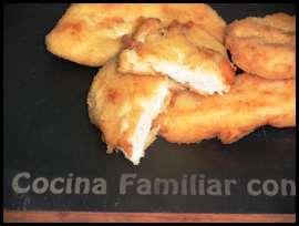 Pechugaas villaroig miniatura Pollo de corral con salsa de nueces