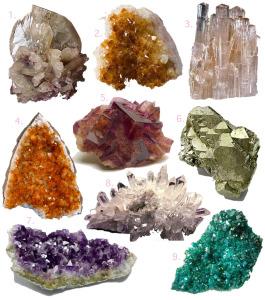 tipos de minerales