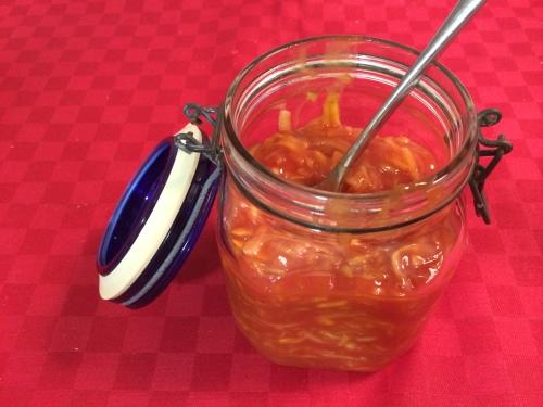 Guardando el ceviche