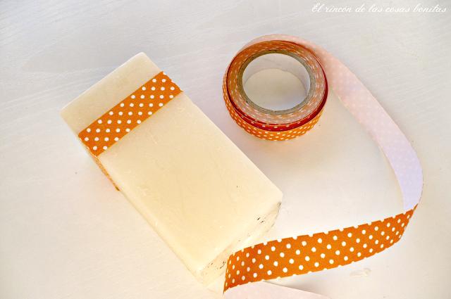 decorar velas con tela