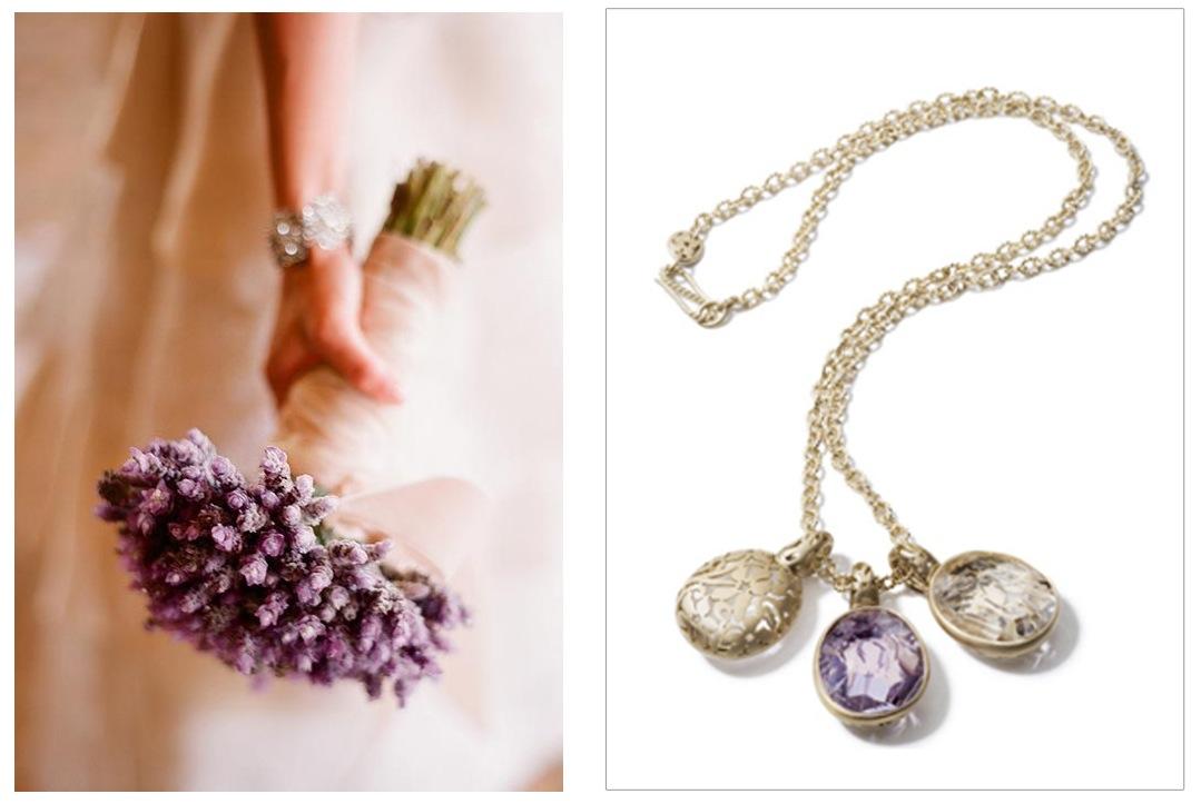 Collar en oro rosa y amatista de Pomellato