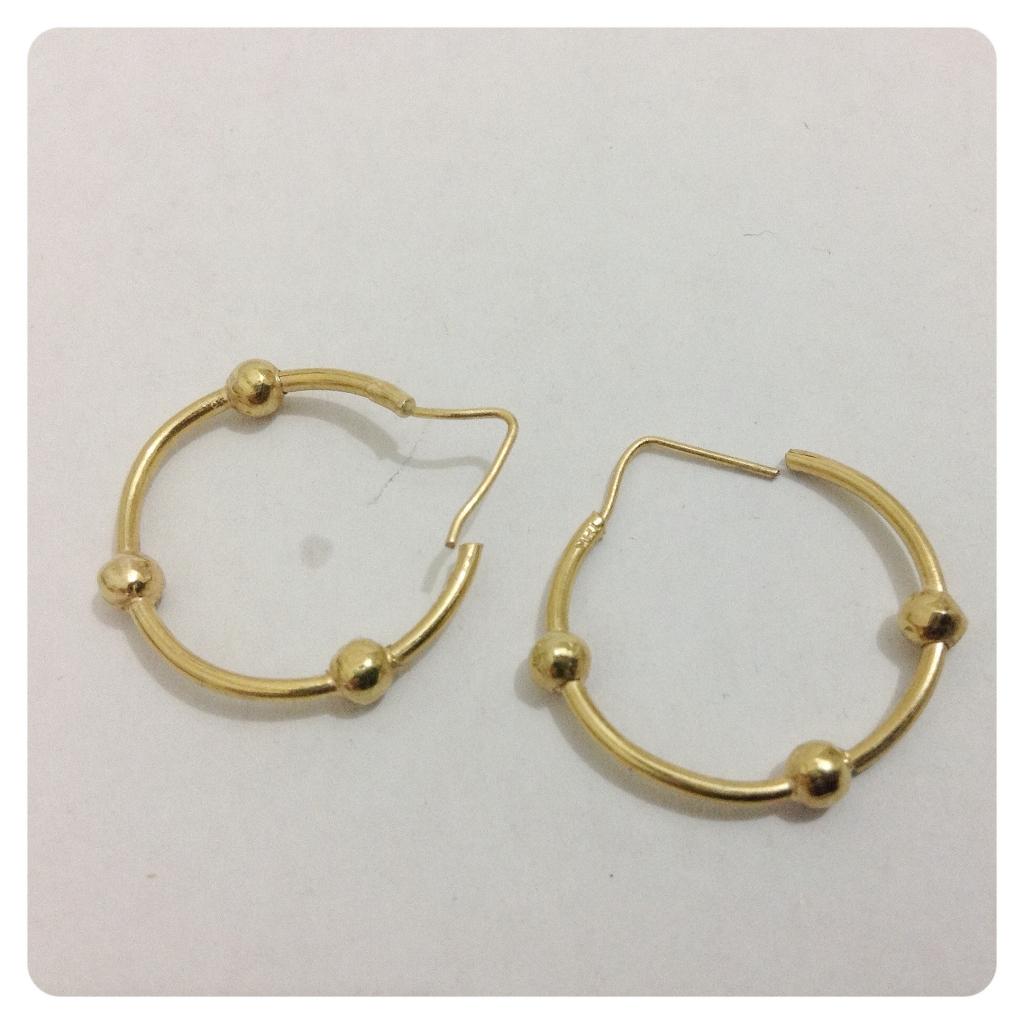 aretes de oro