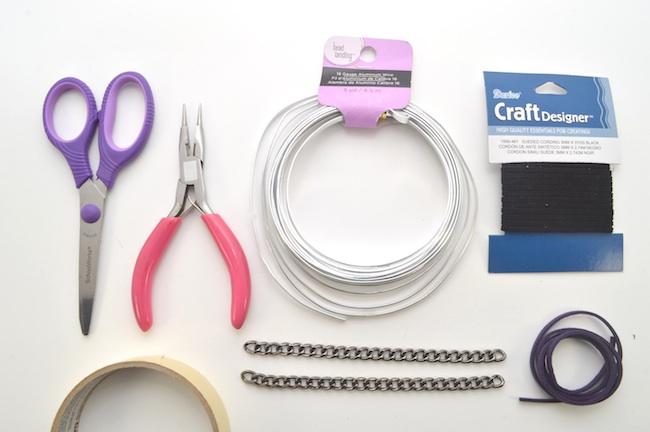 pulsera trenzada materiales