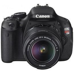 Canon - EOS Rebel T3i Black SLR Digital Camera Kit w/ 18-55mm Lens (18 MP, 3x Opt, SD/SDHC/SDXC Card Slot)