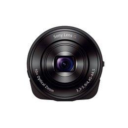 Sony - DSCQX10/B Black Digital Camera (18.2 MP, 10x Opt, Memory Stick Micro/microSD/microSDHC Card Slot)