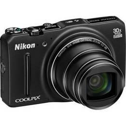 Nikon - Coolplix S9700 Black Digital Camera (16 MP, 30x Opt, SD/SDHC/SDXC Card Slot, 329 MB)