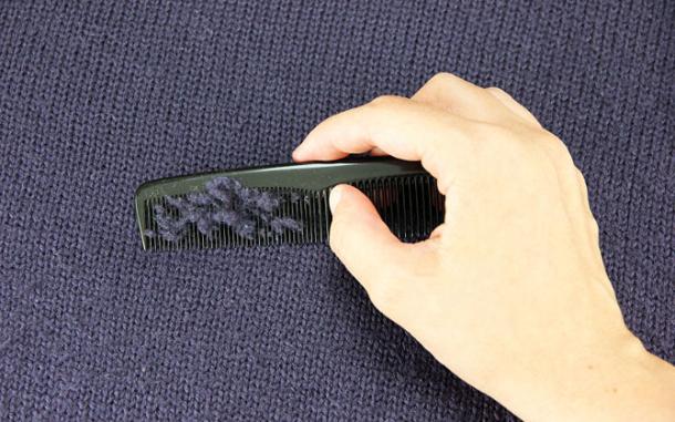 Quitar bolas ropa peine