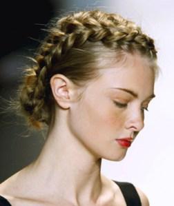 trenza de lado