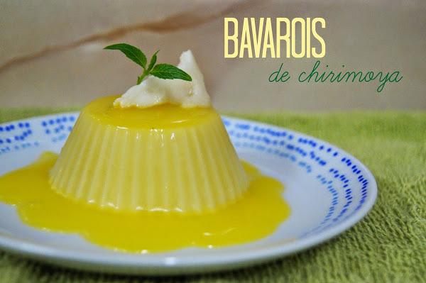 Bavarois de Chirimoya con Salsa de Naranja | Cocina