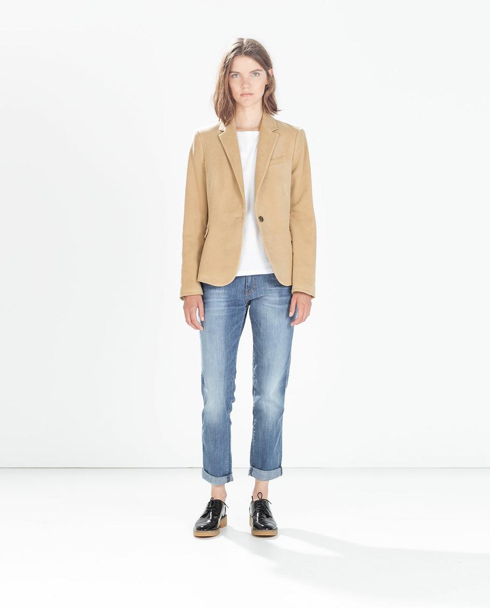 Imagen 1 de BLAZER VELVETÓN CODERAS de Zara