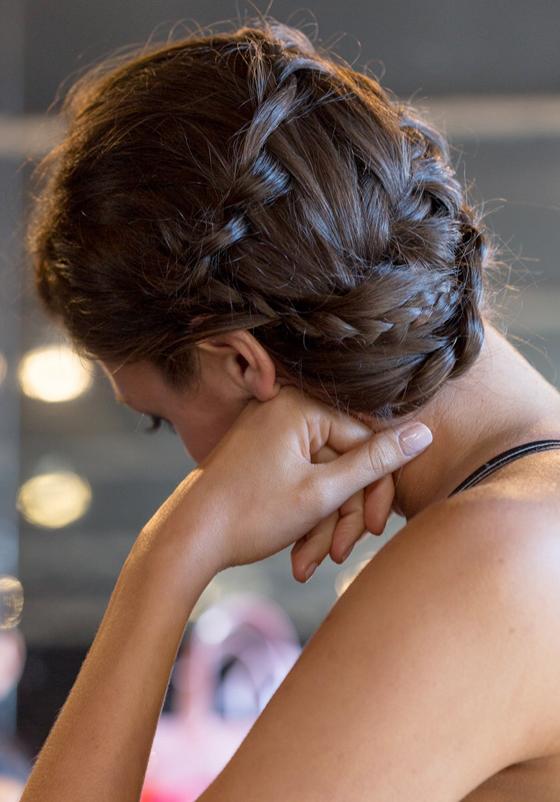 peluqueria para un desfile