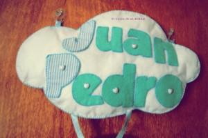 Colgador fieltro osito 