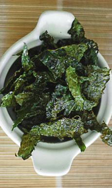 Receta fácil de Chips de Kale