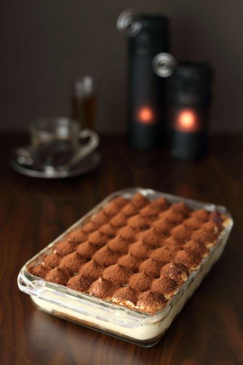 Tiramisú con moscatel