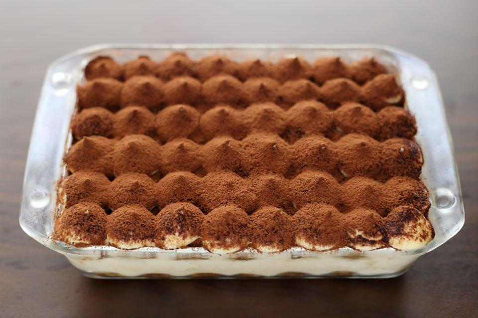 Tiramisú con moscatel