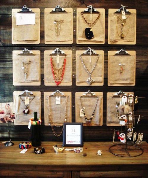 decorar con clipboards_collares