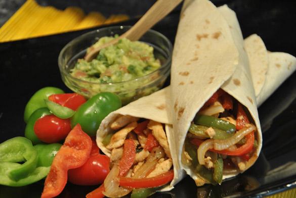 Fajitas de pollo