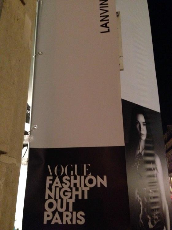 escaparate paris fashion nigth out