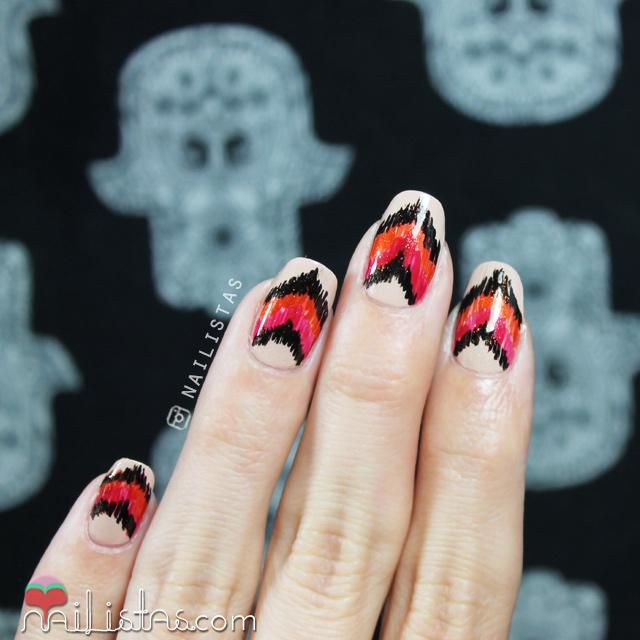 uñas-estampado-folky-cherokee-ikat-02