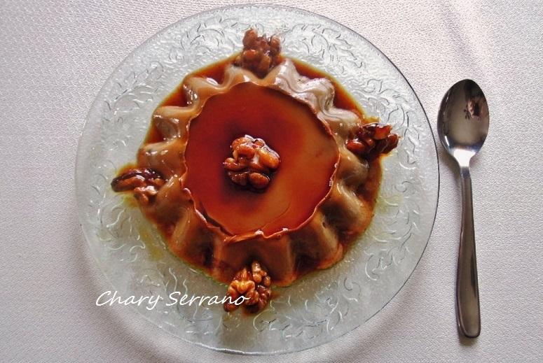 FLAN DE CAFÉ Y NUECES