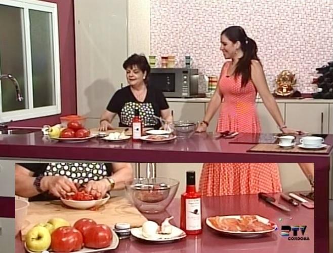 SALMOREJO DE MANZANA, mi intervención en PTV Córdoba