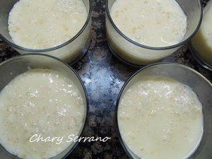 VASITOS DE CREMA DE VAINILLA Y CHOCOLATE