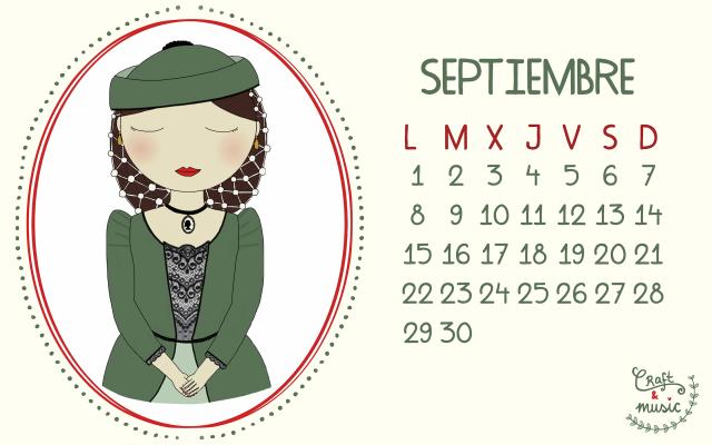 Calendario Cortar, pegar y cantar