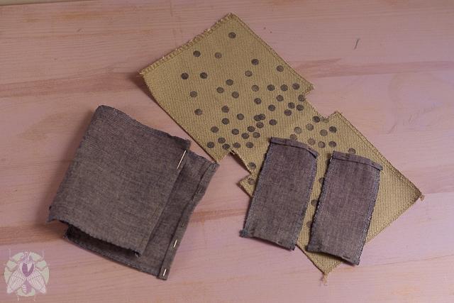 hacer dobladillos de la funda fleje y del forro