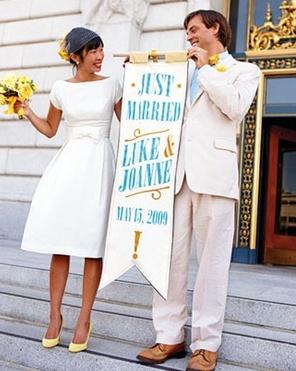 vestido de novia corto