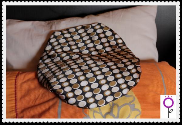 Gorro de satén para pelo afro.