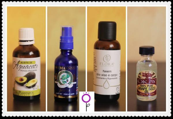 Aceites de aguacate, jojoba, neem y semilla de uva para el pelo afro.