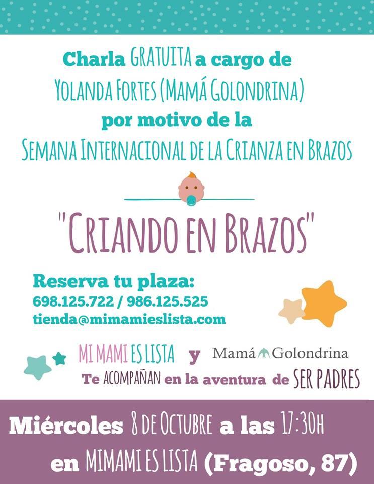 Charla Crianza en Brazos 8 OCT 14