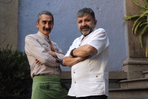 Los chefs Gortari y Escamilla
