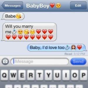 Pedida con el wassup.