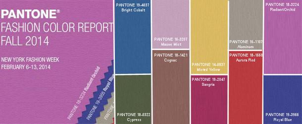 Tendencias en color para otoño 2014