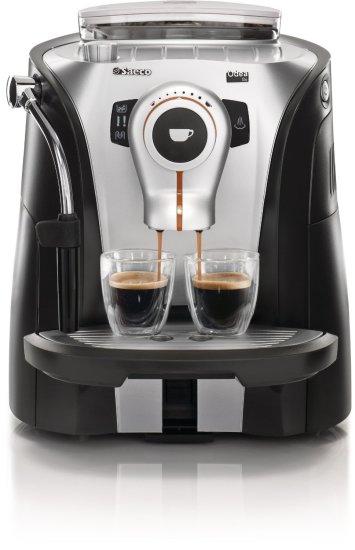 Saeco Odea Go, color negro vista de frente