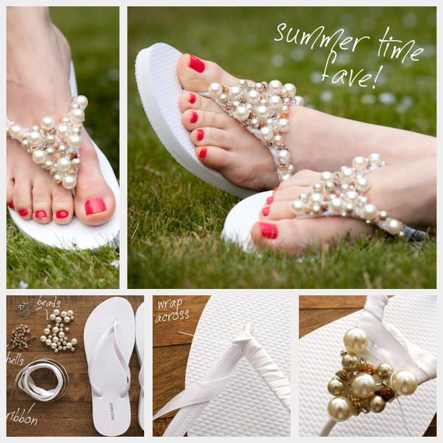 Cómo decorar sandalias con de tela | Manualidades
