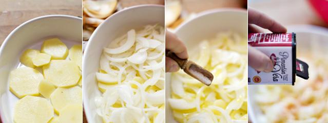 primer paso de cómo hacer perol menorquín