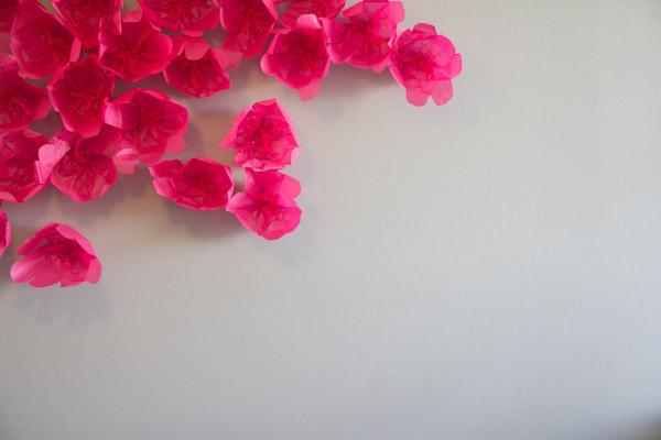 DIY Flor Photobooth Telón de fondo