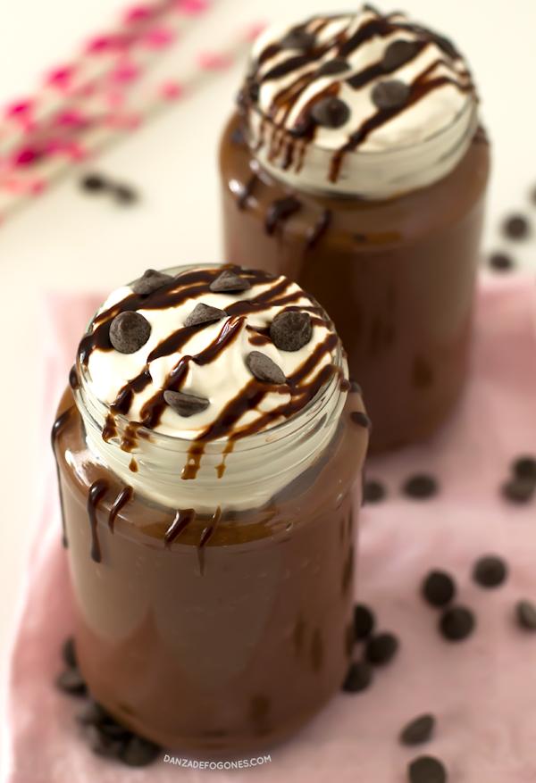 Batido de chocolate | danzadefogones.com #danzadefogones