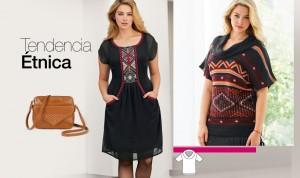 Vestidos étnicos para talla grande