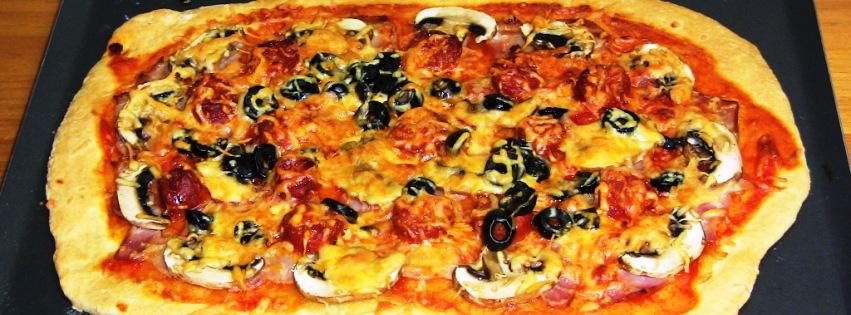 Pizza portada facebook Masa para pizza básica