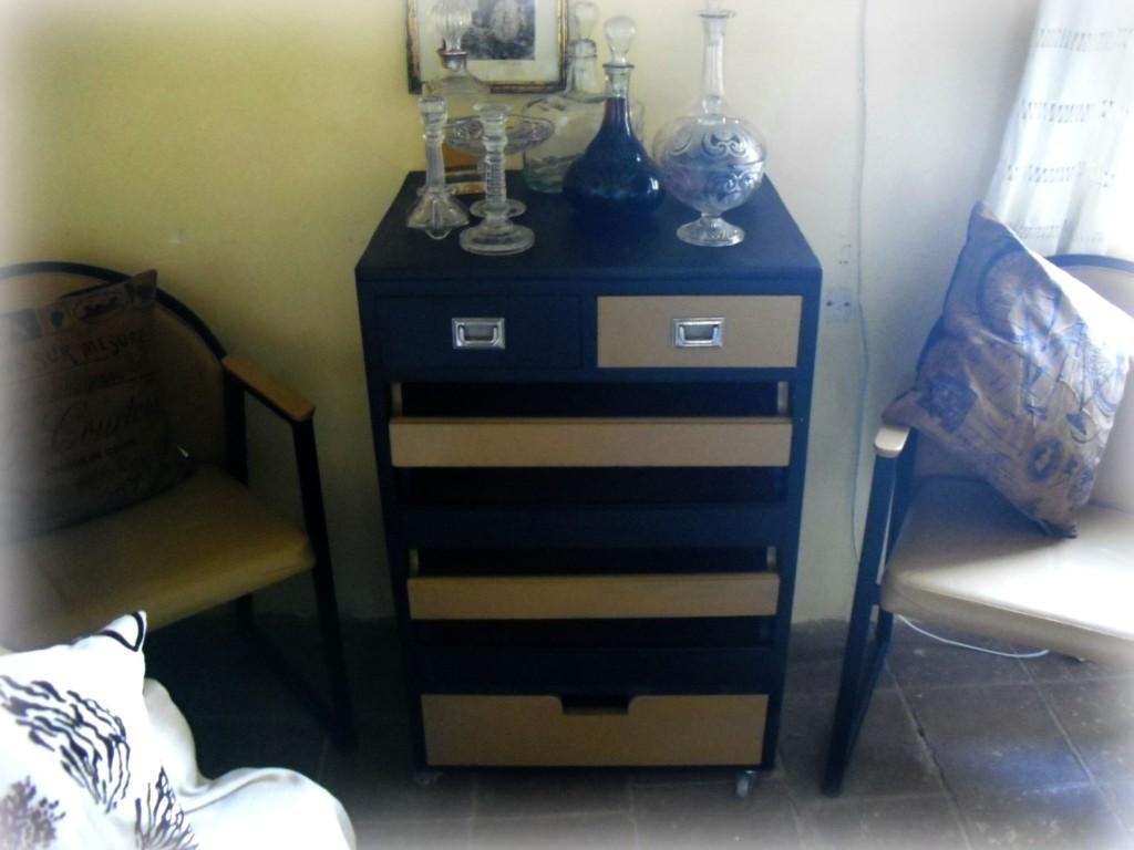 CONJUNTO INDUSTRIAL CAJONERA Y BUTACAS