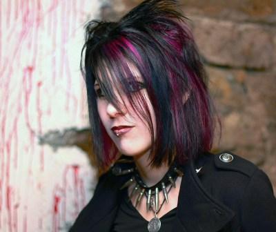 Peinado gótica Halloween